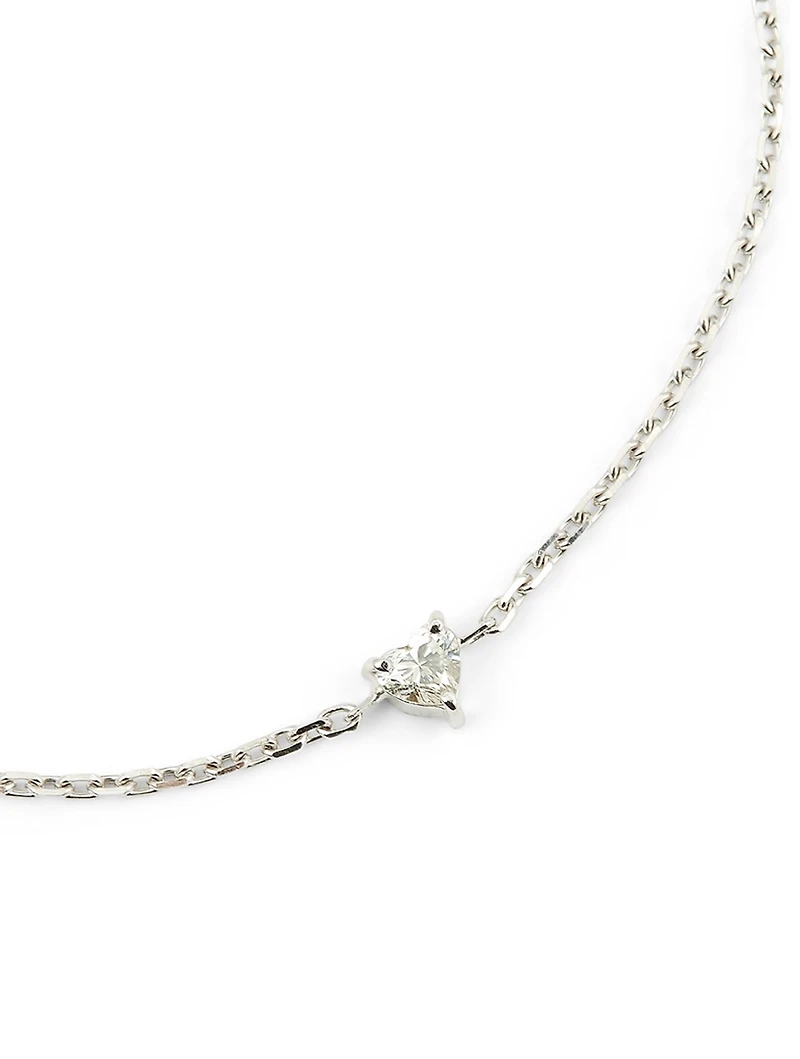 Bien-Aimé 18K Gold Chain Bracelet With Diamond