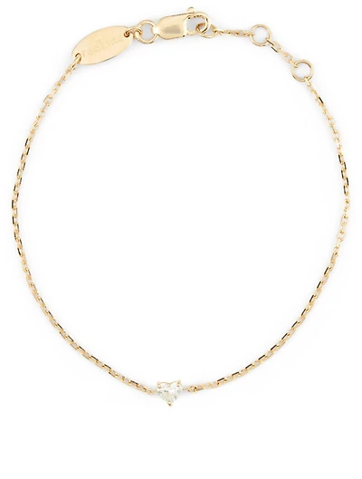 Bien-Aimé 18K Gold Chain Bracelet With Diamond