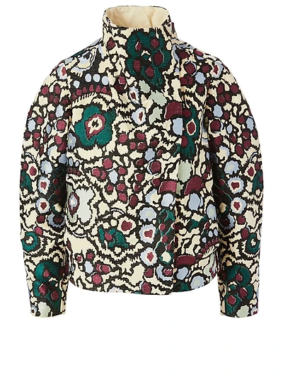 Enolia Cotton Velvet Jacket Floral Print