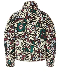 Enolia Cotton Velvet Jacket Floral Print