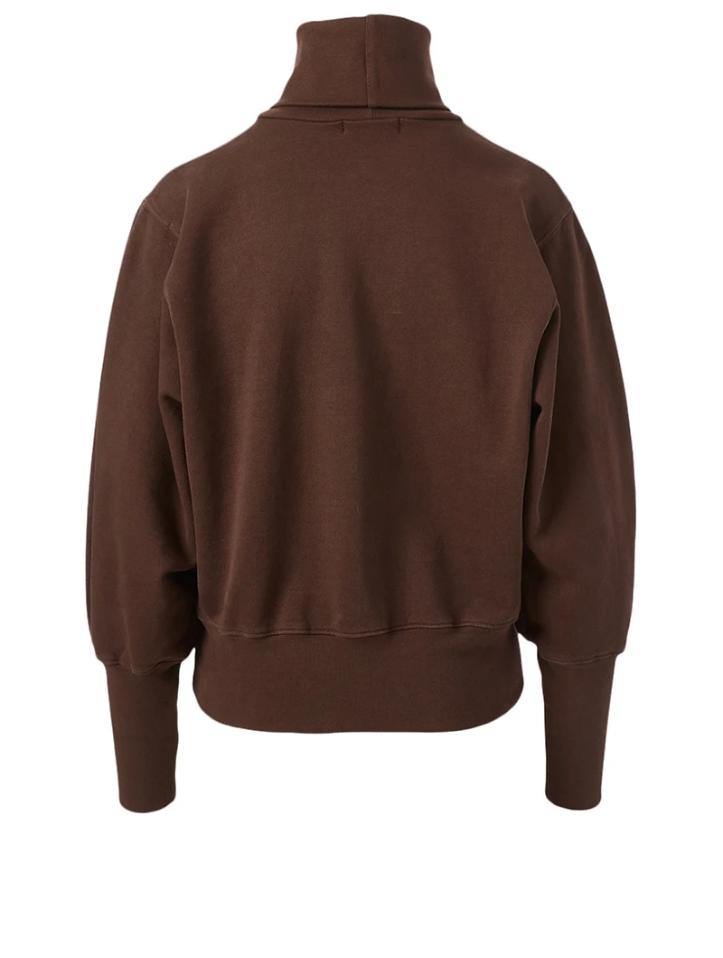 Cotton Extended Rib Sweatshirt