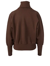 Cotton Extended Rib Sweatshirt