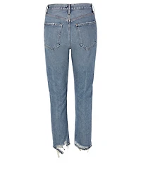 Riley Straight Crop High-Waisted Jeans