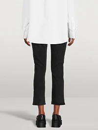 Riley Straight Crop High-Waisted Jeans
