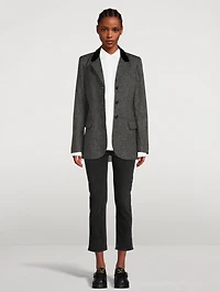 Riley Straight Crop High-Waisted Jeans