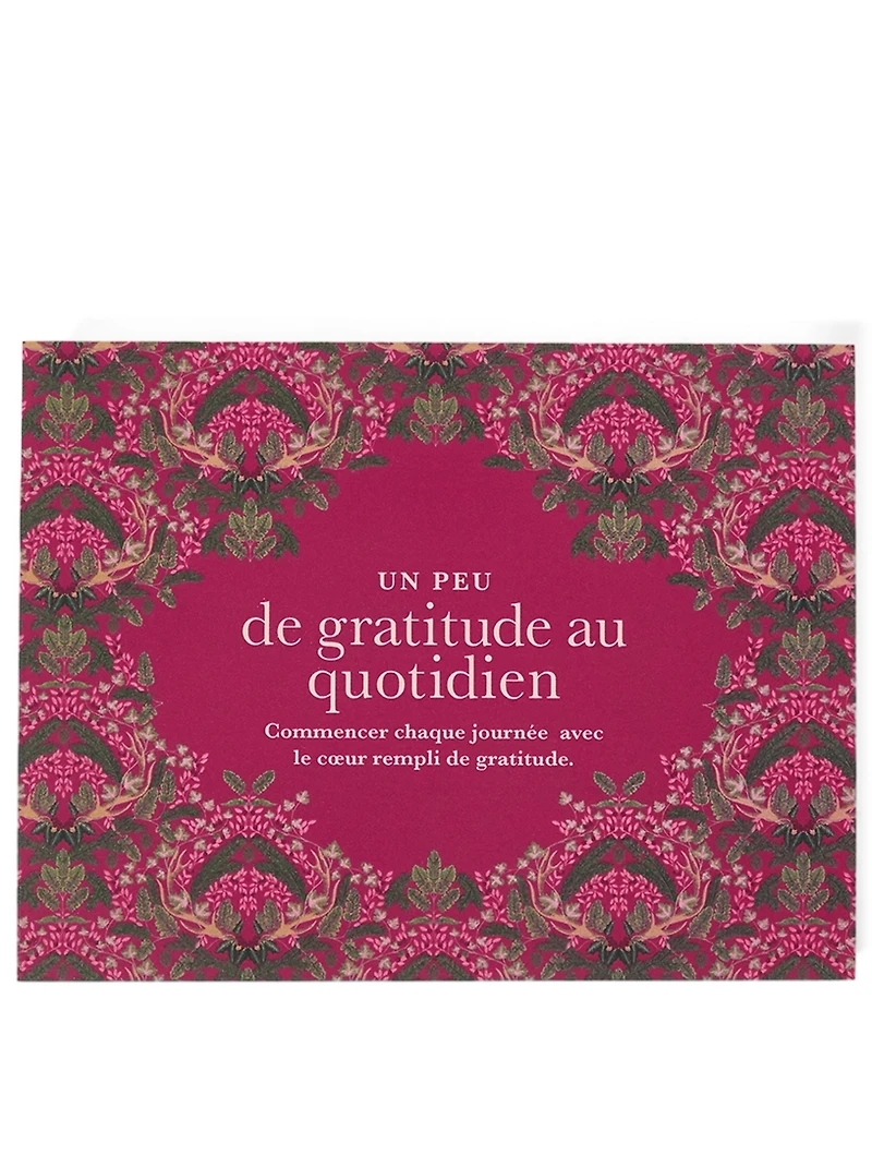 Mini Daily Gratitude Note Block - French