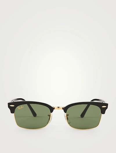 Square Legend Gold Clubmaster Sunglasses