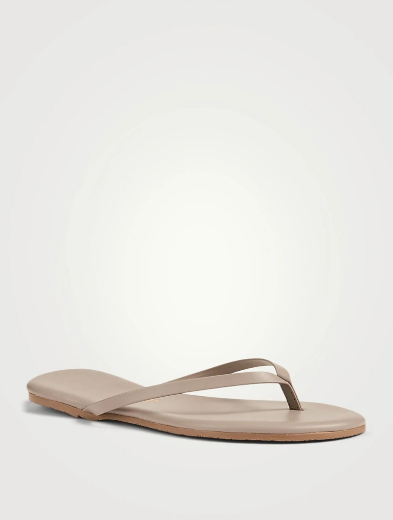Lily Leather Thong Sandals