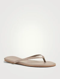 Lily Leather Thong Sandals