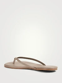 Lily Leather Thong Sandals