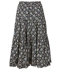 The Prairie Cotton Midi Skirt