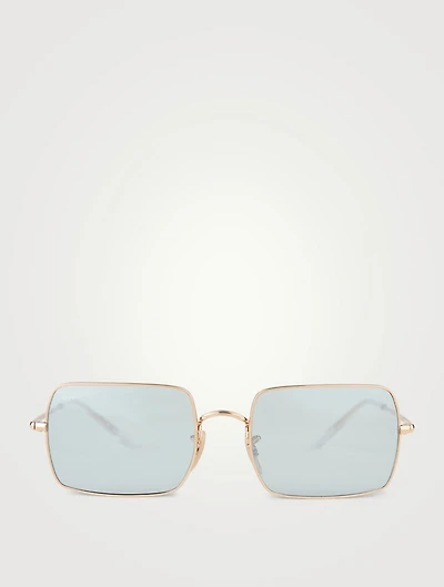 RB1969 Rectangle Mirror Evolve Sunglasses