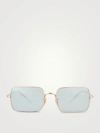 RB1969 Rectangle Mirror Evolve Sunglasses