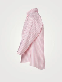 Cotton Shirt Striped Print