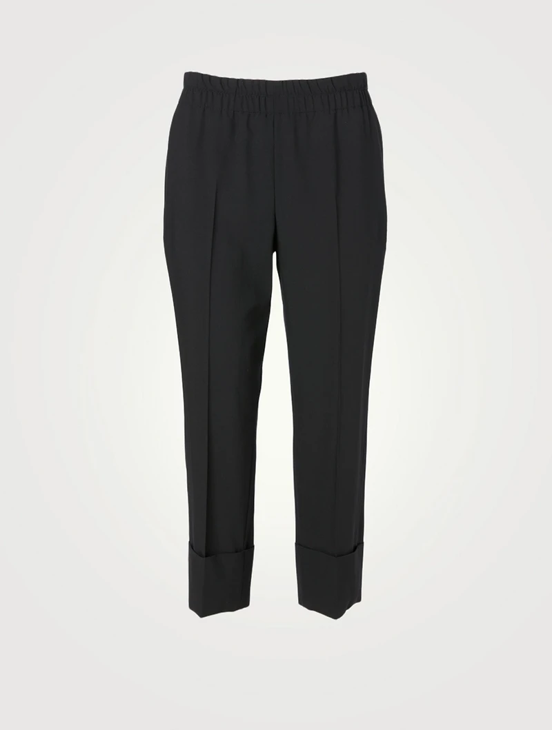 Wool Cuffed Pants
