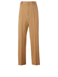 Wool High-Waisted Wide-Leg Pants