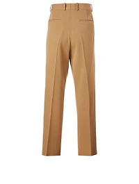Wool High-Waisted Wide-Leg Pants