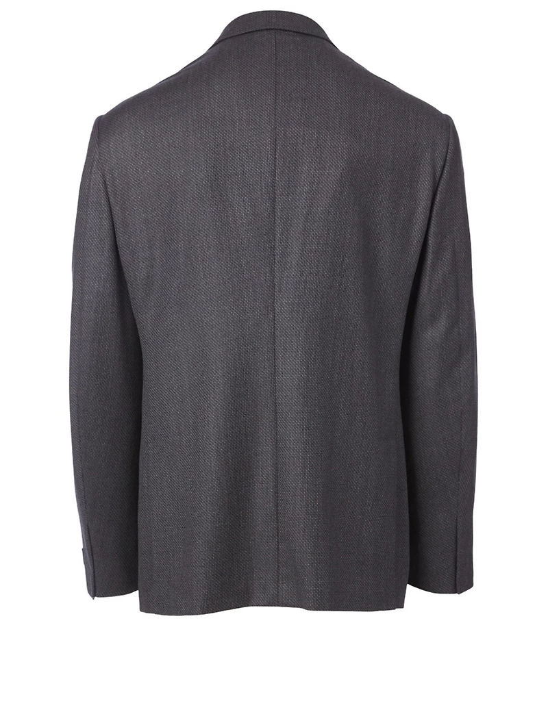 Wool Two-Button Jacket