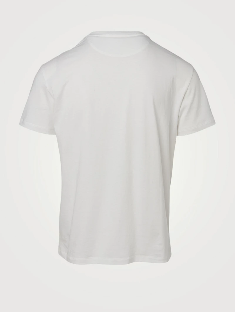 Cotton T-Shirt With Rainbow Logo
