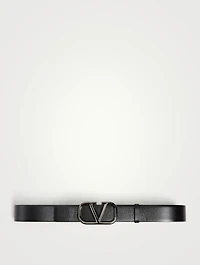 VLOGO Signature Leather Belt
