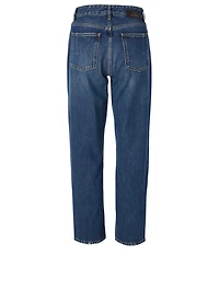 Pearl Loose High-Waisted Jeans