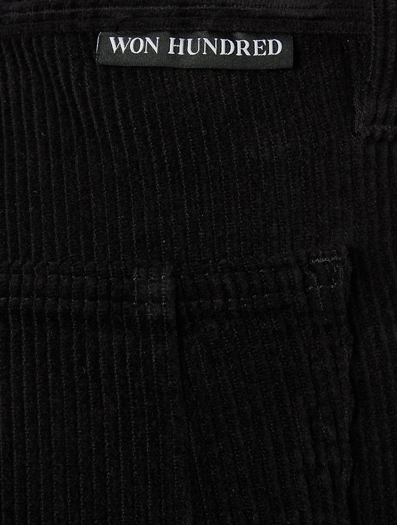 Kiri Corduroy Crop High-Waisted Jeans
