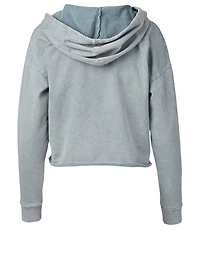 Hey Chambray Terry Cotton Hoodie
