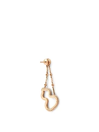 Wulu 18K Rose Gold Earrings With Diamonds And Rubies
