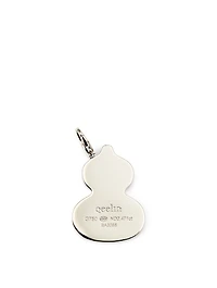 Wulu 18K White Gold Denim Pendant With Diamonds