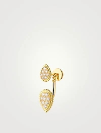 Serpent Bohème Gold Earring With Diamonds