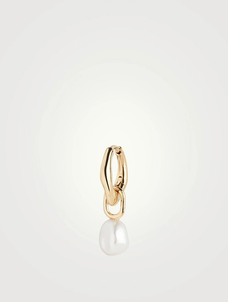 Vento Drop Earring With Pearl