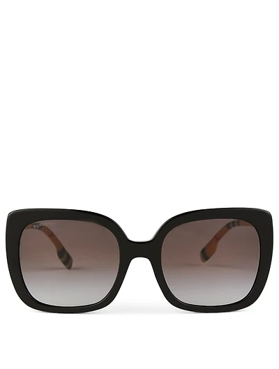 Square Sunglasses With Vintage Check