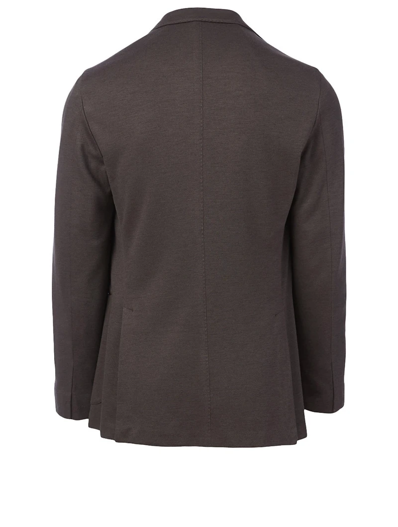 Jersey Two-Button Jacket