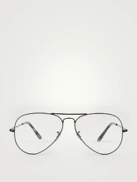 Aviator Optical Glasses With Blue Light Lenses