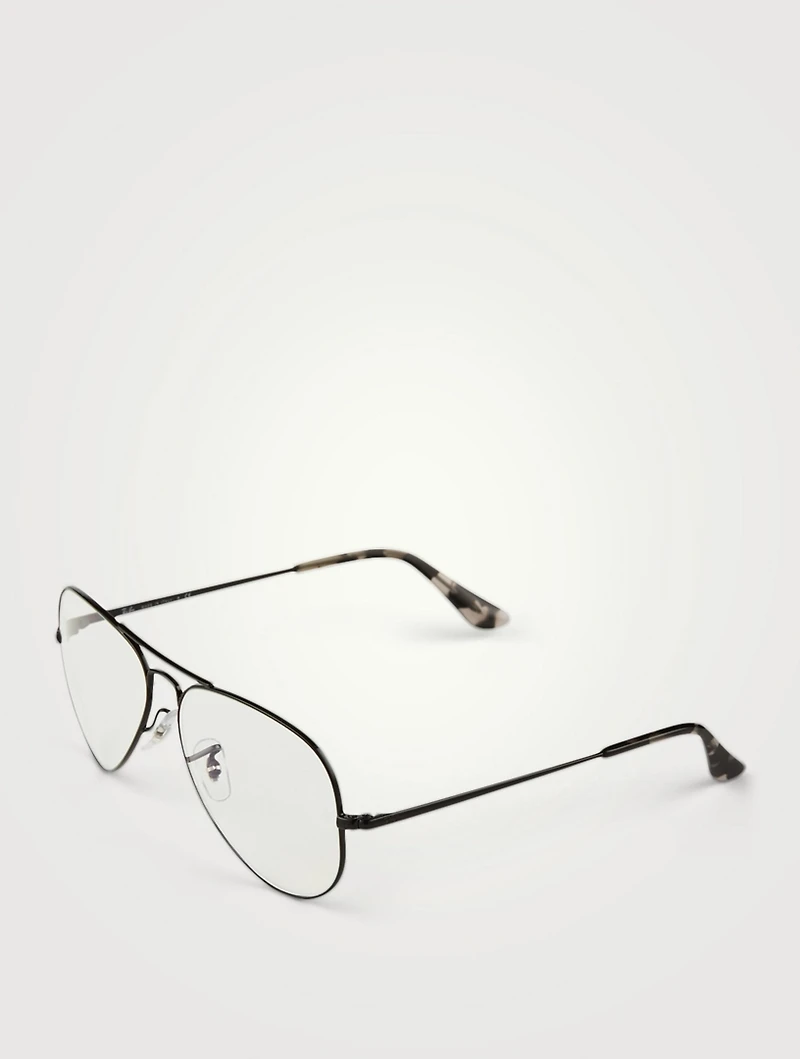 Aviator Optical Glasses With Blue Light Lenses
