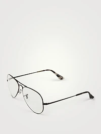 Aviator Optical Glasses With Blue Light Lenses