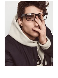 Rectangular Optical Glasses With Blue Light Lenses