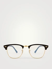 Clubmaster Optical Glasses With Blue Light Lenses