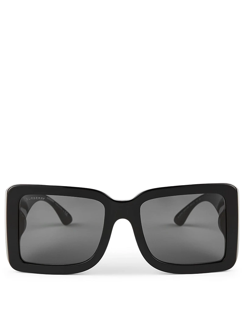 B Motif Square Sunglasses