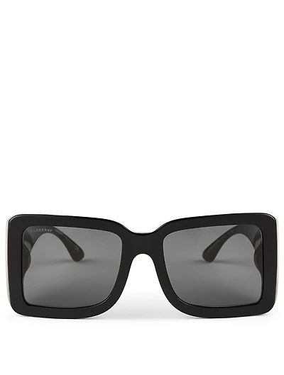B Motif Square Sunglasses