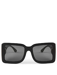 B Motif Square Sunglasses