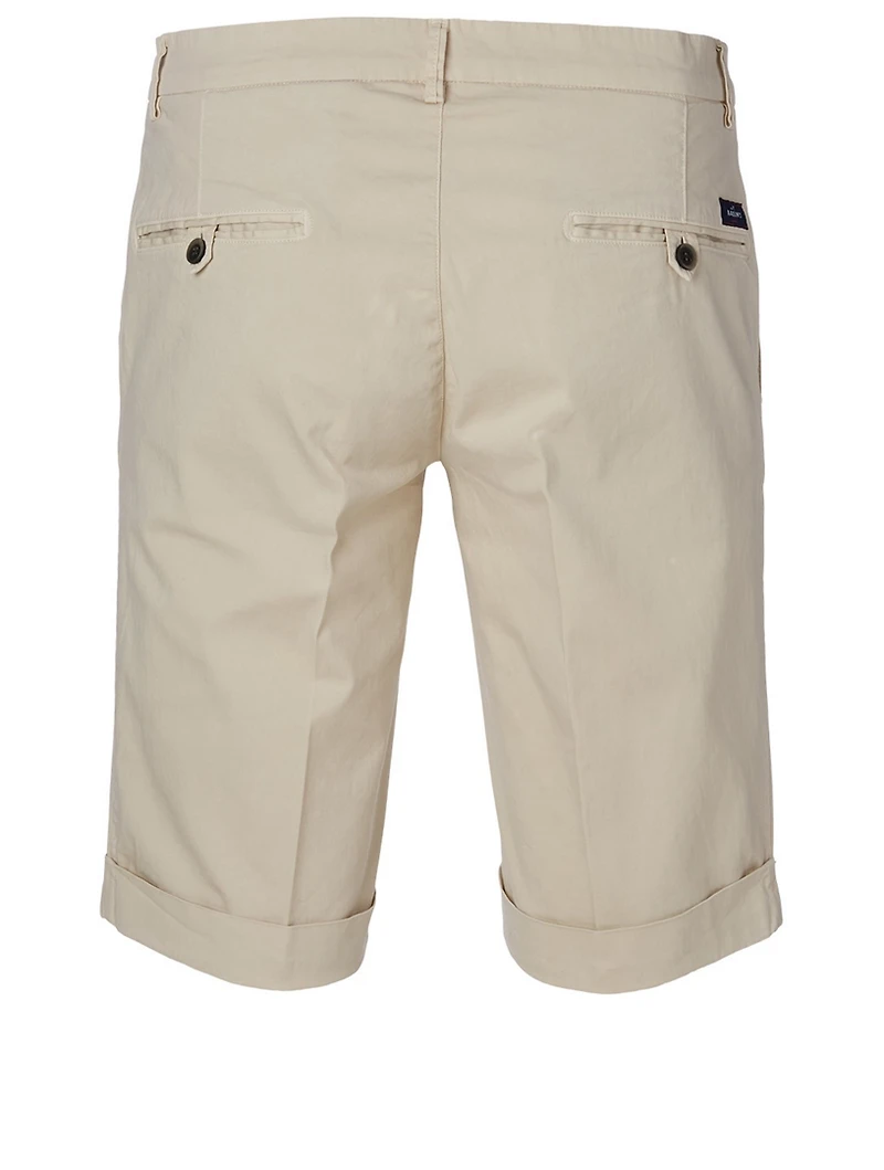Cotton Cuffed Shorts