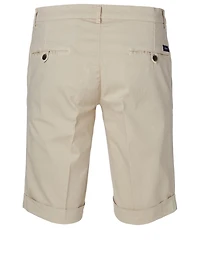 Cotton Cuffed Shorts