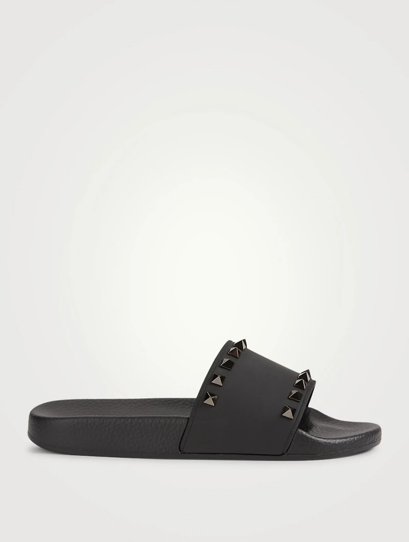 Rockstud Rubber Slide Sandals
