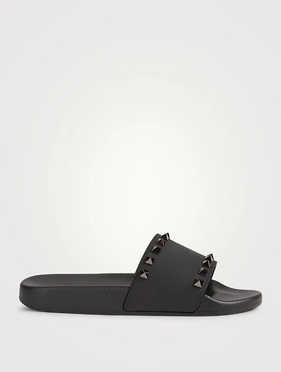 Rockstud Rubber Slide Sandals