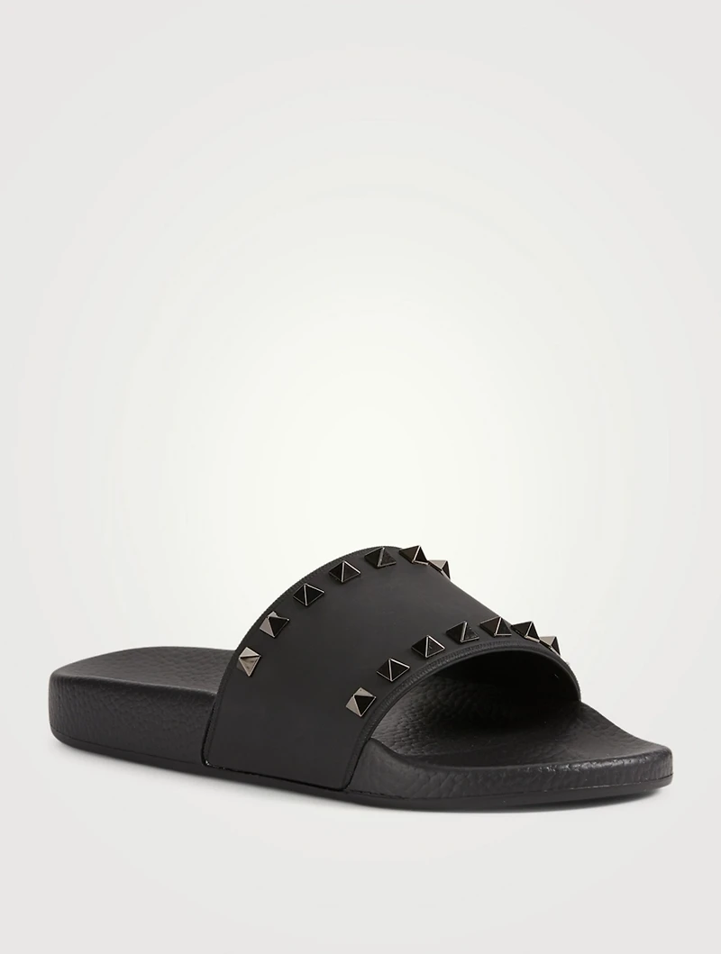 Rockstud Rubber Slide Sandals