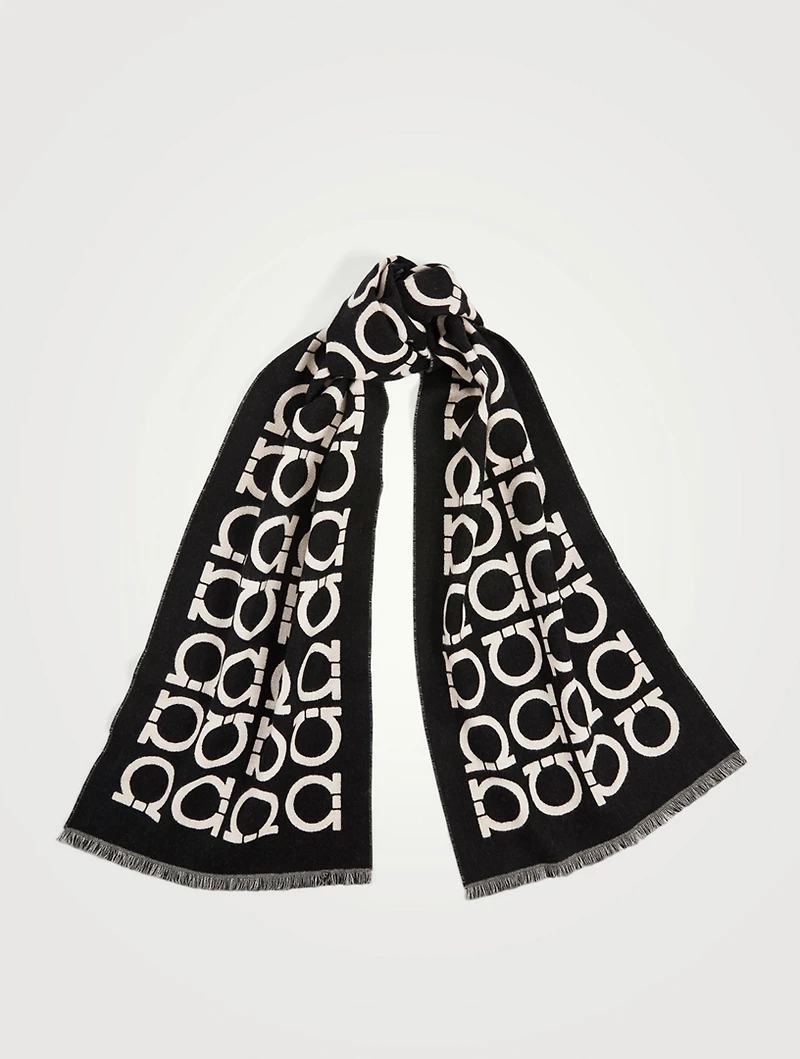 The Gancini Wool Scarf