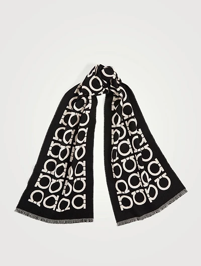The Gancini Wool Scarf