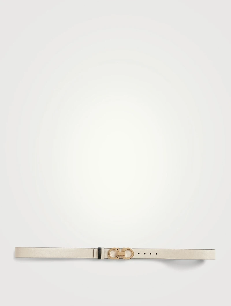 Donna Gancini Reversible Leather Belt
