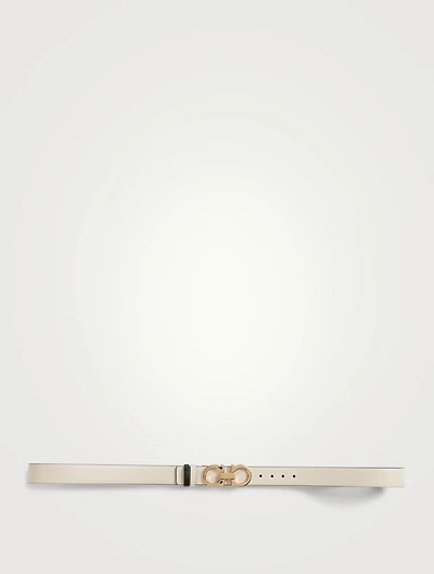Donna Gancini Reversible Leather Belt